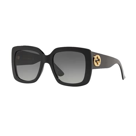 gucci black square sunglasses|black gucci sunglasses brand new.